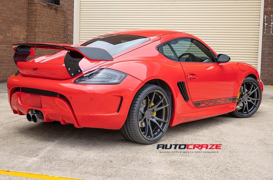 PORSCHE CAYMAN SF04 MATTE BLACK